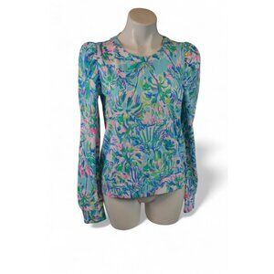 Floral Long Sleeve Women's Top